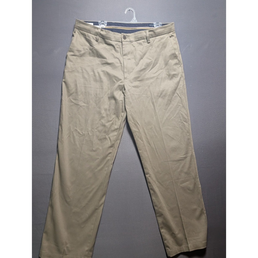 Dockers Signature Khaki Flex Comfort Pants Men 36x30 Beige Slim Fit Straight Leg